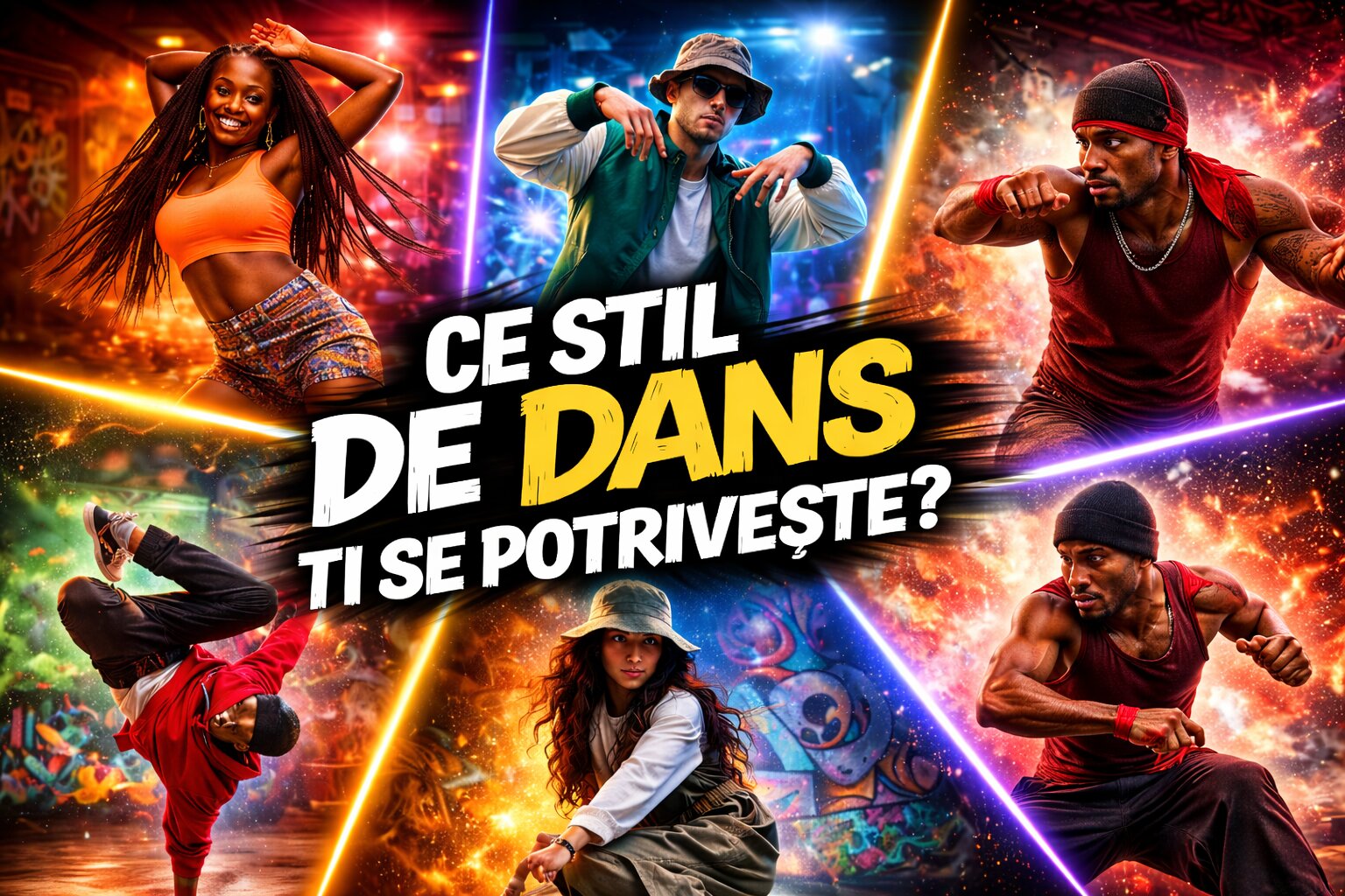 Ce stil de dans din cultura Hip Hop ți se potrivește în funcție de personalitate?